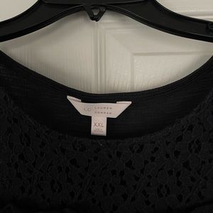 Lauren Conrad, Navy blue, shirt, XXL